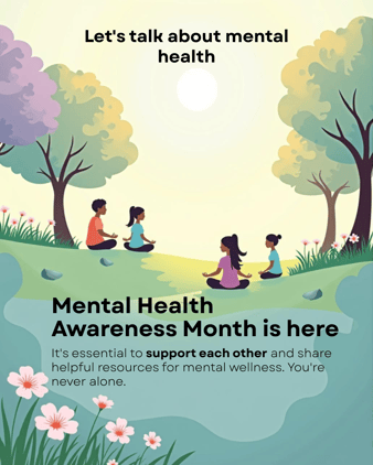 Instagram Post - Mental Health Awareness Month is here